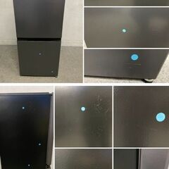 高年式!2024年製! ほぼ未使用 AQUA/アクア 冷蔵庫 201L 2ドア 右開き 耐熱天板 AQR-20P(DS) ダークシルバー 中古家電 店頭引取歓迎 uR9994の画像