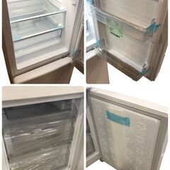 ★ S811 美品 高年式 2025年製 ハイアール Haier JR-F15KS ノンフロン冷凍冷蔵庫 2ドア 150L 冷凍55L 冷蔵95L 直接引取可 石狩市の画像