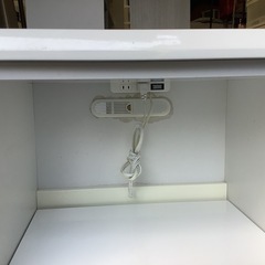 【リサイクルサービス八光】幅㎝　キッチンカウンター　エナメルホワイトの画像