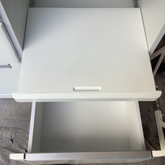 【リサイクルサービス八光】幅㎝　キッチンカウンター　エナメルホワイトの画像