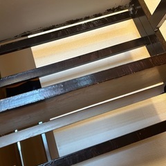 レトロ　茶色　棚 DIY 本棚　物置　木材　木工の画像