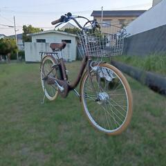 🎀😉お買得自転車・パナソニック大型バッテリー13.2Ah「40km可能」装着電動アシスト自転車（配達対応可能¥200〜)の画像