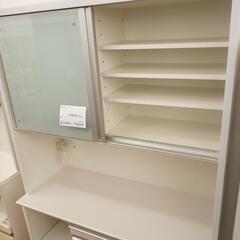 【リユースのサカイ八街店】★ジモティ割あり★ 松田家具　レンジボード　ホワイト　クリーニング済　YJ7482の画像