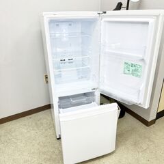 【3ヵ月保証付き】ELSONIC 2ドア冷蔵庫 148L 2021年製 配送・設置込み！メルカリよりお得 KR0086の画像