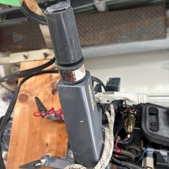 ヤマハ船外機9.9セル付きの画像