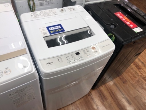 全自動洗濯機 AQUA AQW-S60J 6.0kg 2021年製