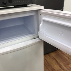 2ドア冷蔵庫 IRIS OHYAMA AF81-W 81L 2020年製の画像
