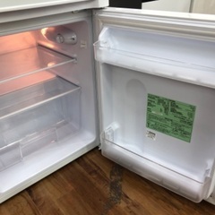 2ドア冷蔵庫 IRIS OHYAMA AF81-W 81L 2020年製の画像