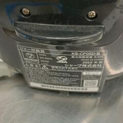 0822-579 SHARP KS-CF05B 炊飯器 3合炊き ブラックの画像