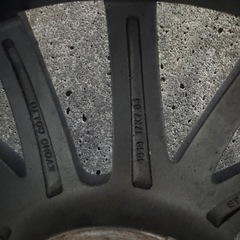 17インチ7j タイヤホイールセット4本の画像