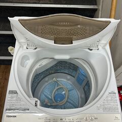 洗濯機 東芝 AW-5GA1 2022年 5㎏ 家事家電 せんたくき 参考価格38,440円 【安心の3ヶ月保証・送料に設置費込み】🚚自社配送時💳代引き可🚚(現金、クレジット、スマホ決済対応)の画像