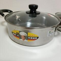 両手鍋 24cm　片手鍋 18cm【新品未使用】の画像