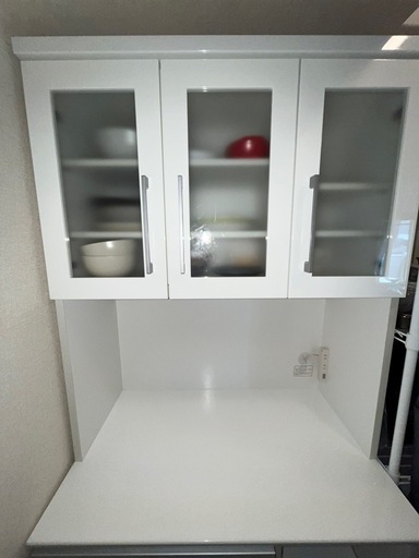 ニトリ食器棚　レジューム　幅90