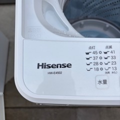 Hisense 洗濯機 2017年の画像