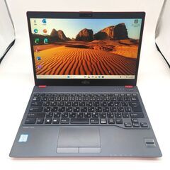 超軽量 バッテリー◎ フルHD 13.3 富士通 ノートPC LIFEBOOK U938/S Core i5-7300U windows11 pro 12GB SSD256GB  カメラあり オフィス (C070)の画像