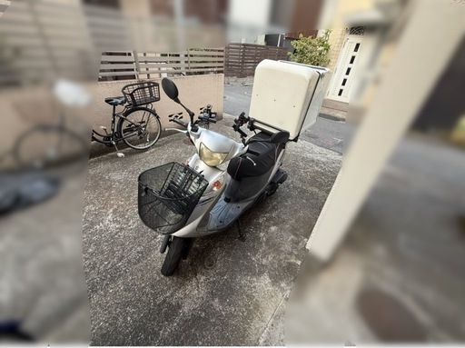 スズキ アドレスV125G（CF46A 規制前モデル）／フードデリバリー仕様／実働・自賠責たっぷり