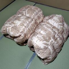 西川羽毛布団  ダブル  2枚セット  高品質  の画像