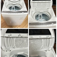 美品 TOSHIBA 東芝電気洗濯機　AW-6G9  6.0 kg 2021年製の画像