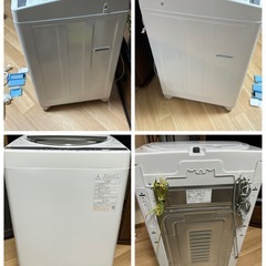 美品 TOSHIBA 東芝電気洗濯機　AW-6G9  6.0 kg 2021年製の画像