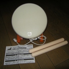 太鼓の達人Wii 超ごうか版 ソフトと太鼓とバチ セット 　動作確認済　外箱あり の画像