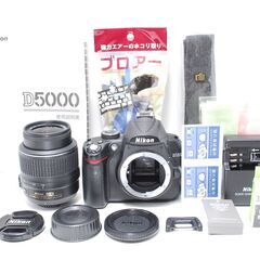 動画撮影対応 Nikon D5000 自由な構図が楽しめる 美品デビューセットの画像
