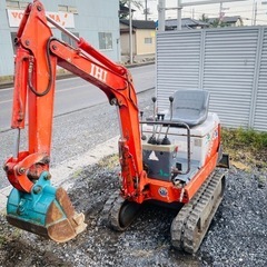 IHI ミニユンボ IS7GX-2 バックホー軽油  ディーゼル  ユンボ ゴムキャタ 油圧ショベル 小型 排土板 建設機械 ユンボ ホイルローダーの画像