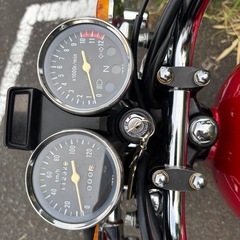 GN125H カスタム　赤　旧車スタイル　吸い込み　旧車の画像