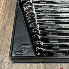 【中古品】Snap-on スナップオン コンビネーションレンチセット　SOEXM10〜19 10本セット SOEXM710【店頭引取限定】【ハンズクラフト熊本店】の画像