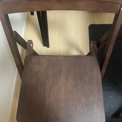 折りたたみデスクチェア　の画像