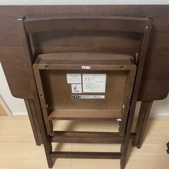 折りたたみデスクチェア　の画像