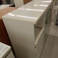 ★リユースのサカイ千葉中央店★期間限定割引有 ニトリ レンジ台  H101×D51×W120 クリーニング済み TC4304の画像
