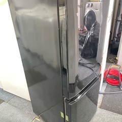 北九州市内配送無料　保証付き MR-P15A-B 冷蔵庫 サファイアブラック [146L /2ドア /右開きタイプ] の画像