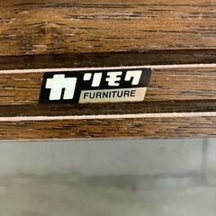 カリモク家具・2人掛けダイニングチェアの画像