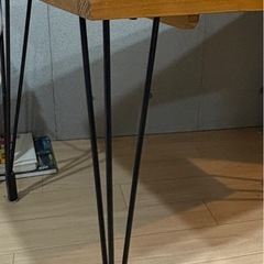 天然木 ダイニングテーブル 120x70の画像