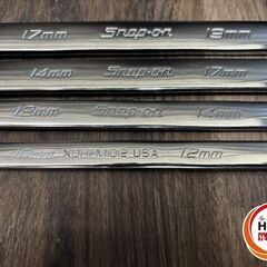 【中古品】スナップオン Snap-on ロングストレートメガネレンチセット XDHFM1719 1417 1214 1012 4本セット【店頭引取限定】【ハンズクラフト熊本店】の画像