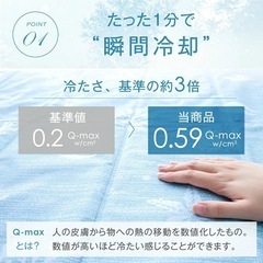 たった1分で-8.2℃ 瞬間冷却 超 冷却マット 90×140 接触冷感 敷きパッド シングル 塩ジェルマット 抗菌 防カビ　タンスのゲンの画像