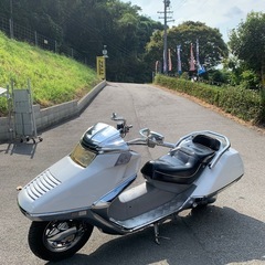 新入庫★フュージョンカスタム　白　アップマフラー★の画像