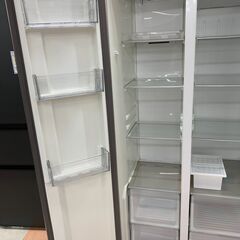 ★ジャングルジャングル石川金沢店★ アクア 冷蔵庫 AQR-SBS48K 475L 2022年製 動作確認／クリーニング済みの画像