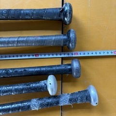 野球 軟式 バット 5本セット バットウエイト250gの画像