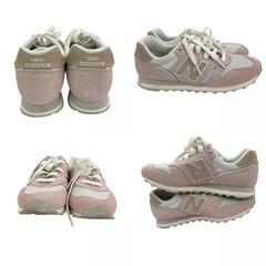 186000 現状品 NEW BALANCE ニューバランス 23cm WL373RP2  23 ピンク ホワイト レディース [1000025410777]の画像