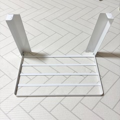 山崎実業　洗濯機　折りたたみ棚　折りたたみラックの画像