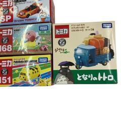 186000 TOMICA トミカ 夢のコラボ ドリームトミカ 　カービィ、ピカチュウ、トトロ、アンパンマン、たべっこ動物 6点まとめ売り [241224HM140299]の画像