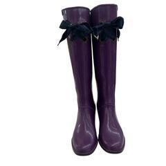 186000 MARC BY MARC JACOBS マークバイマークジェイコブス レインシューズ 23.5 パープル レディース [1000027757214]の画像