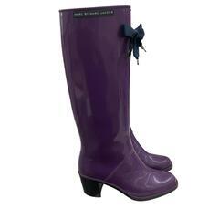 186000 MARC BY MARC JACOBS マークバイマークジェイコブス レインシューズ 23.5 パープル レディース [1000027757214]の画像