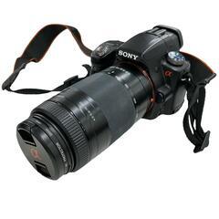 186000 現状品 sonny ソニー デジタルカメラ α55 SLT-A55V  ブラック [250512HM150398]の画像