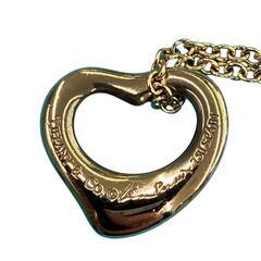 186000 TIFFANY&Co. ティファニー TIFFANY & CO. ティファニー オープンハート ペンダント 　 K18イエローゴールド レディース [1000027781981]の画像