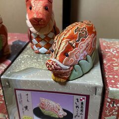 東芸芳山　きめこみ人形　干支等の画像