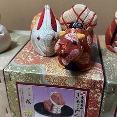東芸芳山　きめこみ人形　干支等の画像