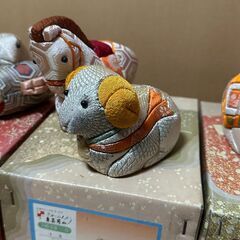 東芸芳山　きめこみ人形　干支等の画像