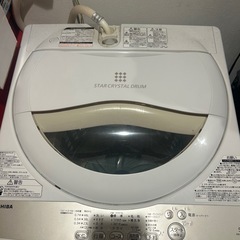 TOSHIBA STAR CRYSTAL DRUM 洗濯機　2016年製造 の画像